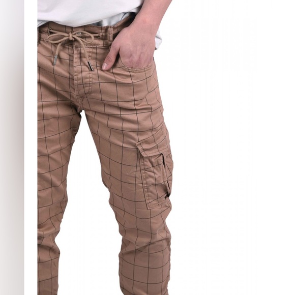 Lightly used_ Project-X Paris_Mens skinny cargos beige - Picture 5 of 8